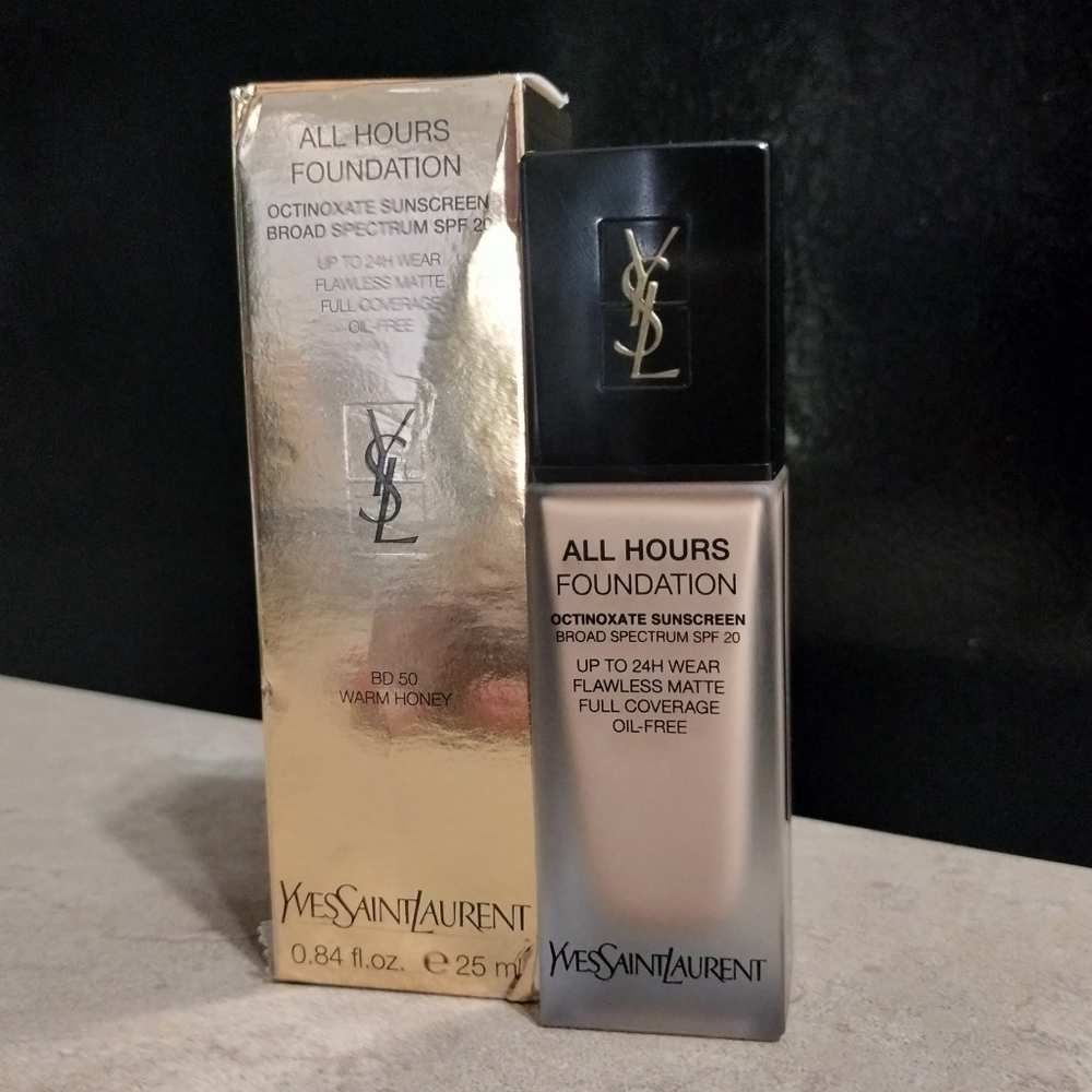 Yves Saint Laurent All Hours Foundation - RD 50 Warm Honey